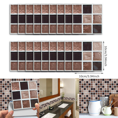 Gobestart 18pcs Self Adhesive Waterproof Black Marble Mosaic Wall Art Kitchen Tile Sticker
Gobestart 18pcs Self Adhesive Waterproof Black Marble Mosaic Wall Art Kitchen Tile Sticker