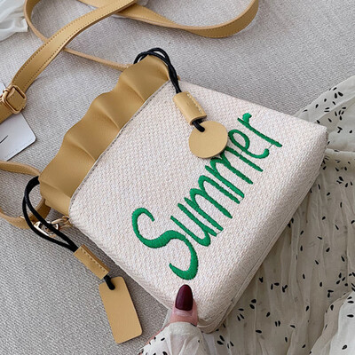 Summer women 2019 new Korean leisure Joker bucket bag fashion foreign style straw shoulder Messenger bag
Summer women 2019 new Korean leisure Joker bucket bag fashion foreign style straw shoulder Messenger bag
