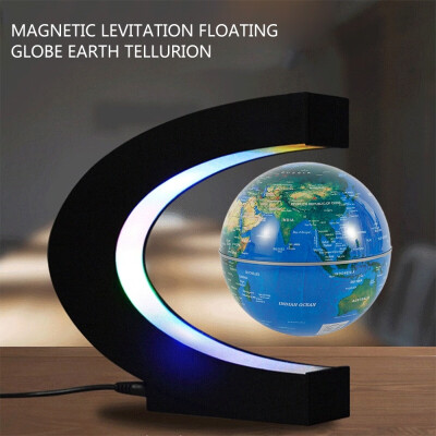 Shape C Magnetic Levitation Geography Globe Floating World Map Tellurion LED Light
Shape C Magnetic Levitation Geography Globe Floating World Map Tellurion LED Light