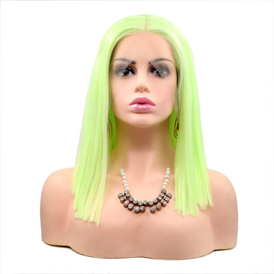 Amazing Star Lace Frontal Bob Wigs Straight Hair Fluorescent Green Color Middle Part Synthetic Hair
Amazing Star Lace Frontal Bob Wigs Straight Hair Fluorescent Green Color Middle Part Synthetic Hair