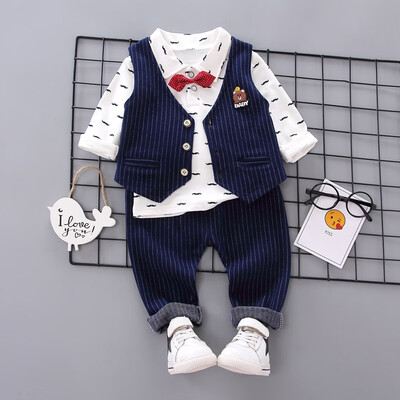 Autumn Baby Boy Long Sleeve Floral Print T-shirt Striped Vest Trousers Casual Outfits
Autumn Baby Boy Long Sleeve Floral Print T-shirt Striped Vest Trousers Casual Outfits