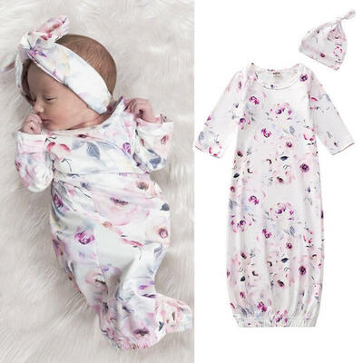 Newborn Baby White Floral Long Sleeve Pure Cotton Sleeping Bag with Headband 2 Pieces Set 0-1 Years
Newborn Baby White Floral Long Sleeve Pure Cotton Sleeping Bag with Headband 2 Pieces Set 0-1 Years