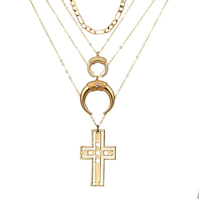 Tocona Bohemian Geometric Cross Moon Pendant Chokers Necklaces Multi Layer Collar Necklace for Women Jewelry Accessories 6627
Tocona Bohemian Geometric Cross Moon Pendant Chokers Necklaces Multi Layer Collar Necklace for Women Jewelry Accessories 6627