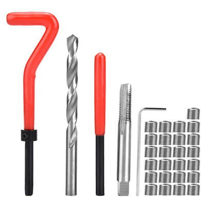 Greensen M8 Screw Threaded Inserts Repair Tool Set Drill Tap Coiled Wire Insert Installation Kit
Greensen M8 Screw Threaded Inserts Repair Tool Set Drill Tap Coiled Wire Insert Installation Kit