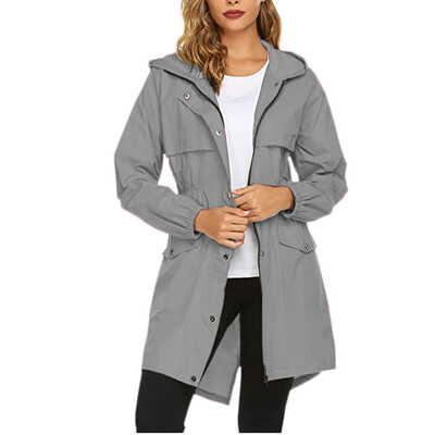 Toponeto WomenWomen Solid Rain Jacket Outdoor Hoodie Waterproof Hooded Raincoat Windproof
Toponeto WomenWomen Solid Rain Jacket Outdoor Hoodie Waterproof Hooded Raincoat Windproof