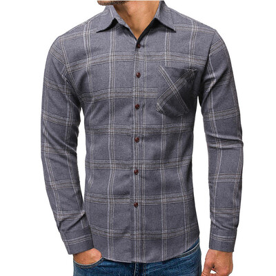 Tailored Fashion Men Casual Plaid Button Long Sleeves Turn-down Collar Shirt Top Blouse
Tailored Fashion Men Casual Plaid Button Long Sleeves Turn-down Collar Shirt Top Blouse