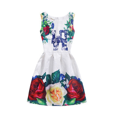 Children Girls Princess Dress Sleeveless Kids Dresses For Girls Printed Casual Children Clothing Vestido Infantil 8-13Y
Children Girls Princess Dress Sleeveless Kids Dresses For Girls Printed Casual Children Clothing Vestido Infantil 8-13Y