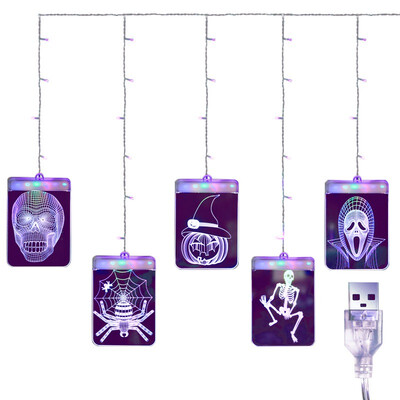 USB Halloween Pattern Light 3D Acrylic Sign Lamp Low Voltage Wall Hanging Fairy Lighting Lamp Halloween Hunted House Decoration
USB Halloween Pattern Light 3D Acrylic Sign Lamp Low Voltage Wall Hanging Fairy Lighting Lamp Halloween Hunted House Decoration