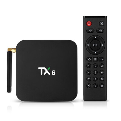 TX6 Android 90 TV Box Allwinner H6 Smart 4K Set Top Box 4GB RAM 64GB ROM 24G 5G WiFi 100Mbps USB30 BT41 H265 DLNA HD Media
TX6 Android 90 TV Box Allwinner H6 Smart 4K Set Top Box 4GB RAM 64GB ROM 24G 5G WiFi 100Mbps USB30 BT41 H265 DLNA HD Media