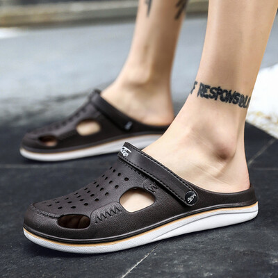 Cave shoes men 2019 new summer wear slippers slip-proof soft bottom trend Baotou net red sandals beach shoes
Cave shoes men 2019 new summer wear slippers slip-proof soft bottom trend Baotou net red sandals beach shoes