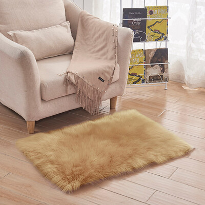 Toponeto Soft Rug Chair Cover Artificial Sheepskin Wool Warm Hairy Carpet Seat Mats Rug
Toponeto Soft Rug Chair Cover Artificial Sheepskin Wool Warm Hairy Carpet Seat Mats Rug