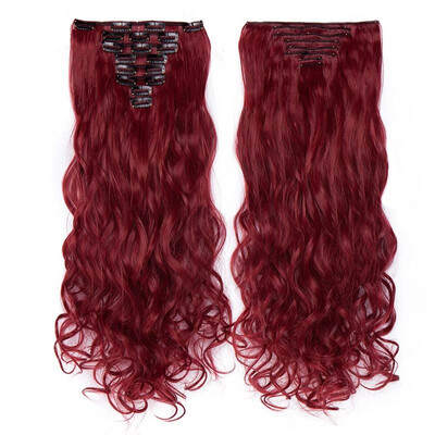 Full Head Clip Synthetic in Hair Extensions 8 Piece 18 Clips Hairpiece Long Wave Curly Straight for Women
Full Head Clip Synthetic in Hair Extensions 8 Piece 18 Clips Hairpiece Long Wave Curly Straight for Women