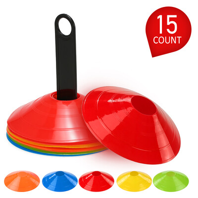 15pcs Agility Disc Cone Set Multi Sport Training Space Cones with Plastic Stand Holder for Soccer Football Ball Game Disc Mini Tra
15pcs Agility Disc Cone Set Multi Sport Training Space Cones with Plastic Stand Holder for Soccer Football Ball Game Disc Mini Tra