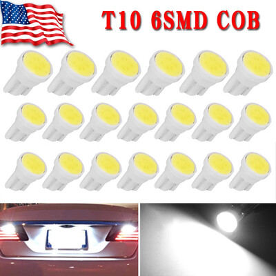 20X Pure White T10 Wedge Side COB LED Bulb Interior Instrument Panel Lights
20X Pure White T10 Wedge Side COB LED Bulb Interior Instrument Panel Lights