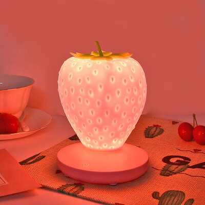 Creative strawberry shape night light new USB charging dimming bedroom bedside lamp new strange led decorative table lamp
Creative strawberry shape night light new USB charging dimming bedroom bedside lamp new strange led decorative table lamp