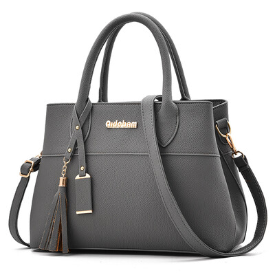 Handbag tide Korean version of simple fashion Joker large-capacity middle-aged&old mother womens bag shoulder slung
Handbag tide Korean version of simple fashion Joker large-capacity middle-aged&old mother womens bag shoulder slung