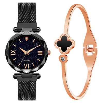 2019 Women Starry Sky Watch Minimalist Gold Mesh Band Magnetic Buckle Lady Quartz Wristwatch With Bracelet Set Girl Gift Watches
2019 Women Starry Sky Watch Minimalist Gold Mesh Band Magnetic Buckle Lady Quartz Wristwatch With Bracelet Set Girl Gift Watches