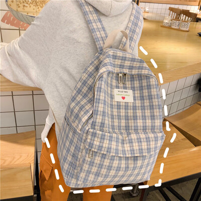 The Japanese Department of Ancient Feelings Girls Schoolbag Female Campus Korean College Students Mori Small Plaid Canvas ins Shou
The Japanese Department of Ancient Feelings Girls Schoolbag Female Campus Korean College Students Mori Small Plaid Canvas ins Shou