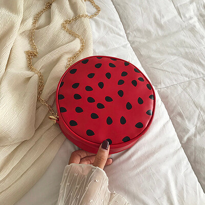 Tailored Female Cartoon Fruit Bag Small Fresh Chain Messenger Bag Candy Color Handbag
Tailored Female Cartoon Fruit Bag Small Fresh Chain Messenger Bag Candy Color Handbag