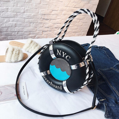 Ins super fire star with the same swim ring small round bag 2019 new fashion personality single shoulder slung mobile handbag
Ins super fire star with the same swim ring small round bag 2019 new fashion personality single shoulder slung mobile handbag