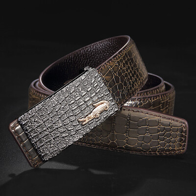 Guangzhou factory mens belt leather smooth buckle crocodile pattern belt Korean youth fashion casual leather belt
Guangzhou factory mens belt leather smooth buckle crocodile pattern belt Korean youth fashion casual leather belt