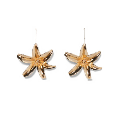 AOTEMAN Trendy Metal Flower Statement Earrings Wedding Jewlery accessories Gold Metal dangle drop Earrings For Women brinces
AOTEMAN Trendy Metal Flower Statement Earrings Wedding Jewlery accessories Gold Metal dangle drop Earrings For Women brinces