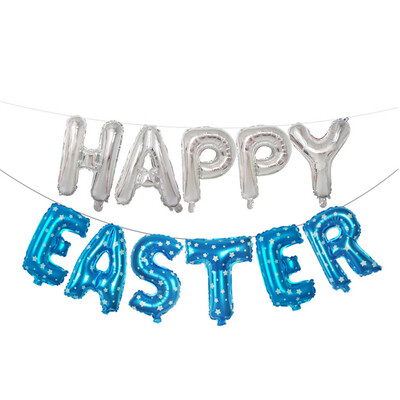 Toponeto 16 inch Large Happy Easter Foil Balloon Set Banner Bunting Party Decoration
Toponeto 16 inch Large Happy Easter Foil Balloon Set Banner Bunting Party Decoration