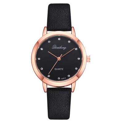 New watch Korean version with rhinestone noble casual womens fashion watch fashion solid color student wrist watch
New watch Korean version with rhinestone noble casual womens fashion watch fashion solid color student wrist watch