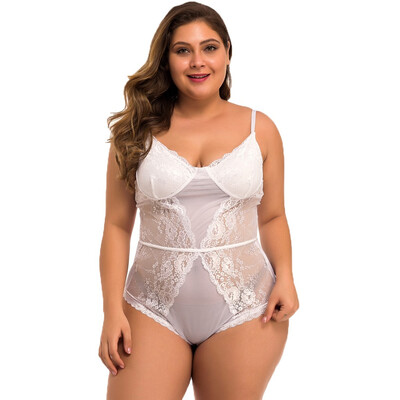 Gobestart New One Piece Women Plus Size Mesh Lace V-Neck Teddy Lingerie Jumpsuit Underwear
Gobestart New One Piece Women Plus Size Mesh Lace V-Neck Teddy Lingerie Jumpsuit Underwear