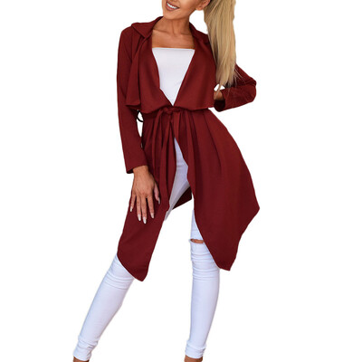 Toponeto Womens Loose Solid Irregular Hem With Lapel Coat Trench Coat Cardigan Tops
Toponeto Womens Loose Solid Irregular Hem With Lapel Coat Trench Coat Cardigan Tops
