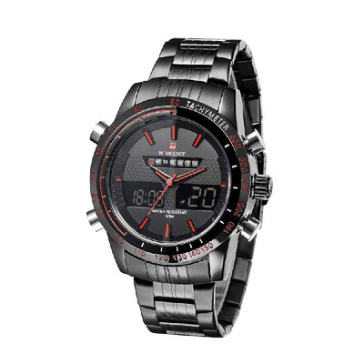NAVIFORCE Stainless Steel 3ATM Waterproof Fashion Wristwatch Dual Time Quartz Sports Men Watch with Function of Backlight Alarm Ca
NAVIFORCE Stainless Steel 3ATM Waterproof Fashion Wristwatch Dual Time Quartz Sports Men Watch with Function of Backlight Alarm Ca