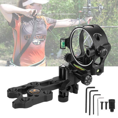 Greensen 5 Pin Archery Sight with Light Micro Adjustable Bow Sight for Compound Bows
Greensen 5 Pin Archery Sight with Light Micro Adjustable Bow Sight for Compound Bows