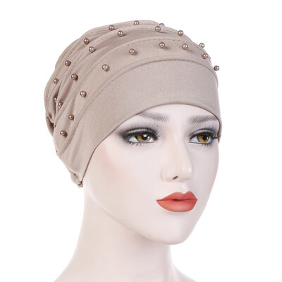 Muslim Women Beads Elastic Turban Beanie Hat Cancer Chemo Cap Hijab Head Wrap India Hat
Muslim Women Beads Elastic Turban Beanie Hat Cancer Chemo Cap Hijab Head Wrap India Hat