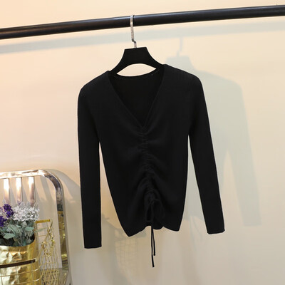 Ladies Sexy Off Shoulder Long Sleeve Blouse Tops Drawstring Slim Autumn Sweater
Ladies Sexy Off Shoulder Long Sleeve Blouse Tops Drawstring Slim Autumn Sweater