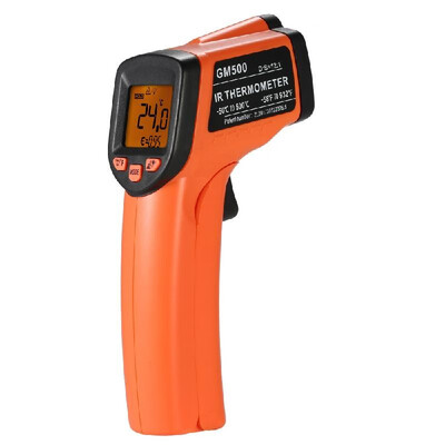 Handheld Non-contact IR Infrared Thermometer Digital Temperature Tester 121 Pyrometer LCD Display with Backlight Centigrade Fahre
Handheld Non-contact IR Infrared Thermometer Digital Temperature Tester 121 Pyrometer LCD Display with Backlight Centigrade Fahre
