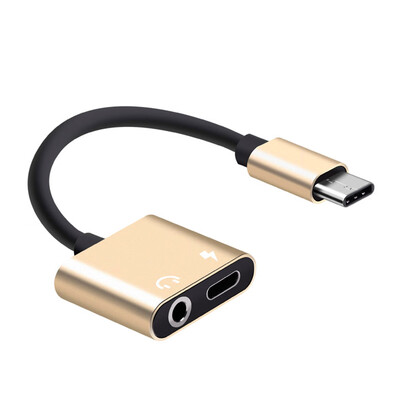 2 in 1 Type-C Audio Charging Adapter Type C to 35mm Earphone for Listening Music Charging USB-C Converter For Letv 2 Xiaomi Huawe
2 in 1 Type-C Audio Charging Adapter Type C to 35mm Earphone for Listening Music Charging USB-C Converter For Letv 2 Xiaomi Huawe