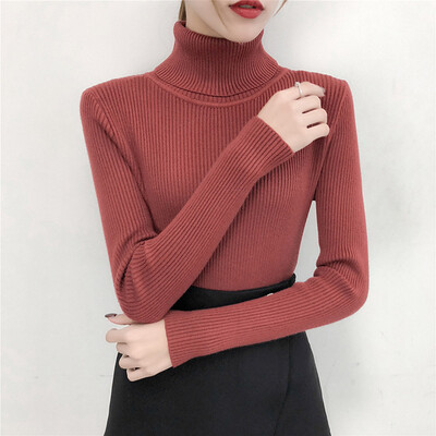 Tailored Autumn Winter Sweater Women Long Sleeve Pullover Turtleneck knitting Basic Tops
Tailored Autumn Winter Sweater Women Long Sleeve Pullover Turtleneck knitting Basic Tops