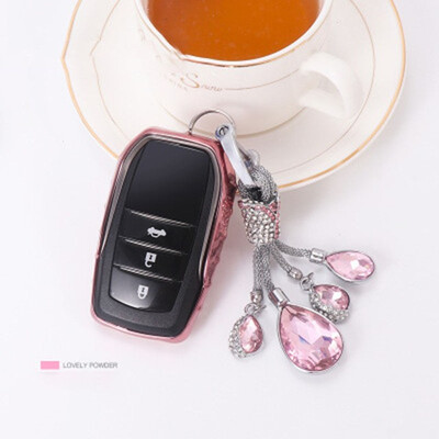 Car Styling Soft TPU Car Key Case For Toyota Camry Highlander Prado Corolla RAV4 Car Key Cover Shell Car Crystal Keychain
Car Styling Soft TPU Car Key Case For Toyota Camry Highlander Prado Corolla RAV4 Car Key Cover Shell Car Crystal Keychain