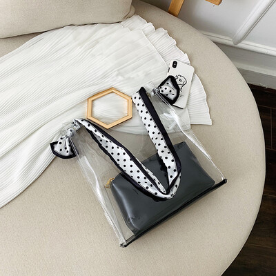 Jelly transparent big bag summer small fresh silk scarf woman bag new 2019 Shangtot bag single shoulder oblique satchel bag
Jelly transparent big bag summer small fresh silk scarf woman bag new 2019 Shangtot bag single shoulder oblique satchel bag