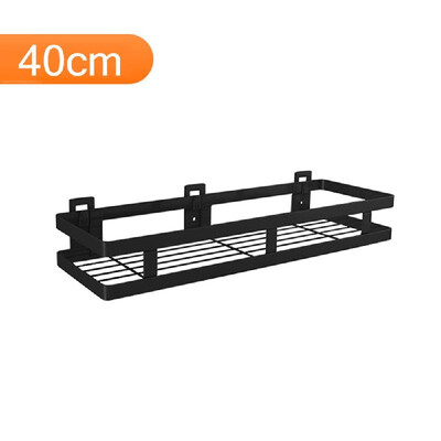 Nail-Free Stainless Steel Wall Storage Shelf Black Floating Shelf Spice Rack for Kitchen Bathroom with Varying Sizes
Nail-Free Stainless Steel Wall Storage Shelf Black Floating Shelf Spice Rack for Kitchen Bathroom with Varying Sizes