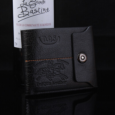 Mens short wallet business first layer cowhide wear cross section two fold clip
Mens short wallet business first layer cowhide wear cross section two fold clip