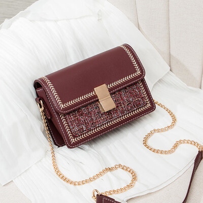 Autumn&winter hair tweed chain lady on the tide feeling one shoulder slant bag fashion ins
Autumn&winter hair tweed chain lady on the tide feeling one shoulder slant bag fashion ins