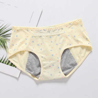 Fashion New Floral Three-layer Leak-proof Briefs Printing With Pocket Mid Waist Womens Physiological Panties
Fashion New Floral Three-layer Leak-proof Briefs Printing With Pocket Mid Waist Womens Physiological Panties