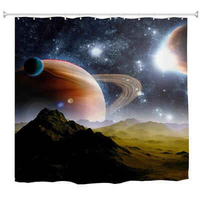 Polyester Shower Curtain Bathroom Curtain High Definition 3D Printing Water-Proof Anti-Mold Multiple Sizes Available
Polyester Shower Curtain Bathroom Curtain High Definition 3D Printing Water-Proof Anti-Mold Multiple Sizes Available