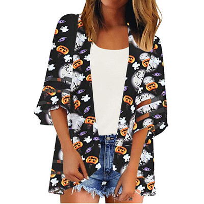 Tailored Women Mesh Panel 34 Bell Sleeve Halloween Chiffon Casual Loose Kimono Cardigan
Tailored Women Mesh Panel 34 Bell Sleeve Halloween Chiffon Casual Loose Kimono Cardigan