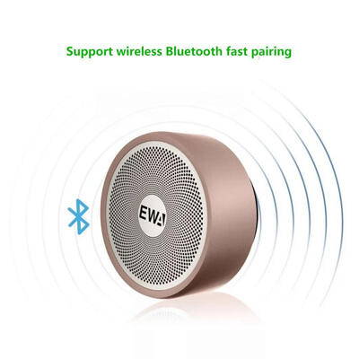 EWA-A6 Metal Bluetooth Speaker Mini Portable Wireless Stereo Subwoofer Support TF Card For Mobile Phones
EWA-A6 Metal Bluetooth Speaker Mini Portable Wireless Stereo Subwoofer Support TF Card For Mobile Phones