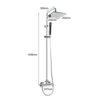 Greensen Wall Mounted Thermostatic Handhled Sprayer Bathroom Complete Rainfall Shower System Set
Greensen Wall Mounted Thermostatic Handhled Sprayer Bathroom Complete Rainfall Shower System Set