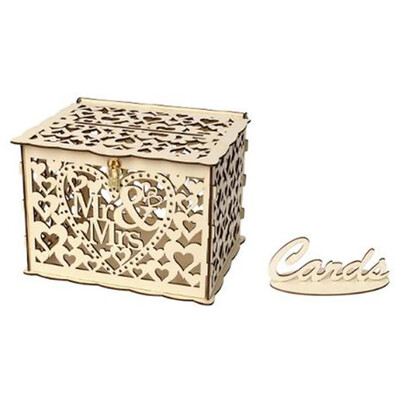 Natural DIY Gift Money Box With Lock Beautiful Decoration Supplies For Birthday Party Wooden Wedding Card Box
Natural DIY Gift Money Box With Lock Beautiful Decoration Supplies For Birthday Party Wooden Wedding Card Box