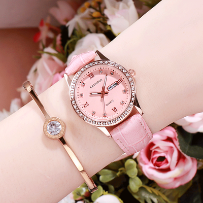 New authentic minimalist watches waterproof Caseton calendar for girls Korean leather diamond luminous Shi Ying watches
New authentic minimalist watches waterproof Caseton calendar for girls Korean leather diamond luminous Shi Ying watches