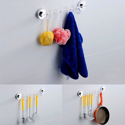 〖Follure〗Stainless Steel 6Hook Vacuum Sucker Towel Utensil Rack Bathroom Kitchen Hanger
〖Follure〗Stainless Steel 6Hook Vacuum Sucker Towel Utensil Rack Bathroom Kitchen Hanger